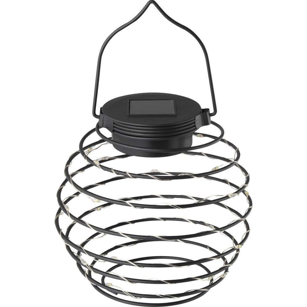 Sygonix LED mit Mit Solar-Gartenleuchte Metallspirale, Sensor, Mit Abschaltautomatik Solarleuchte