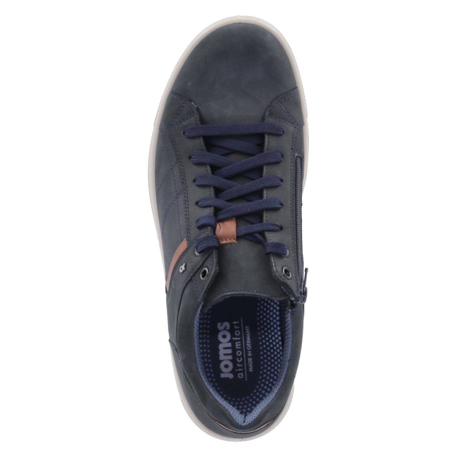 Jomos Jomos 321322-178-9013 Herren Rauleder blue Schnürschuh