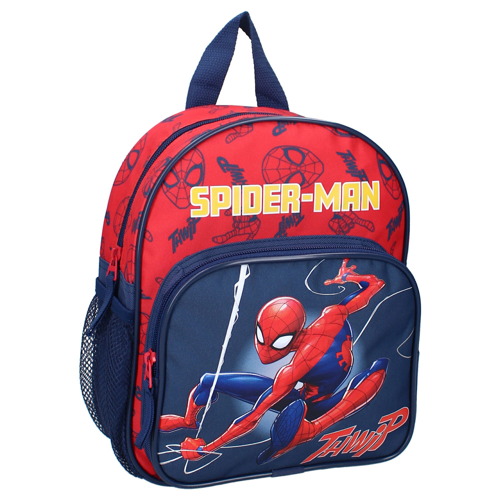 Spiderman Kinderrucksack Kinder Rucksack Web Warriors mit mehreren Fächern