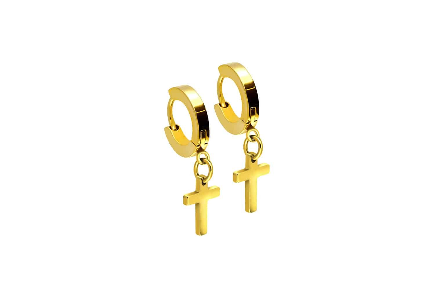 FILANGO Creolen-Set Titan Ohrclicker Creolen BEWEGLICHES günstig online kaufen