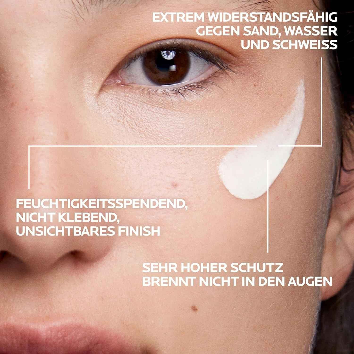 La Roche-Posay Sonnenschutzcreme Anthelios Hydratisierende Creme UVMune 400 LSF 50+ –, Feuchtigkeitsspendende Sonnencreme für empfindliche, Haut – Schutz vor Zellschäden & UVA/UVB – 50 ml