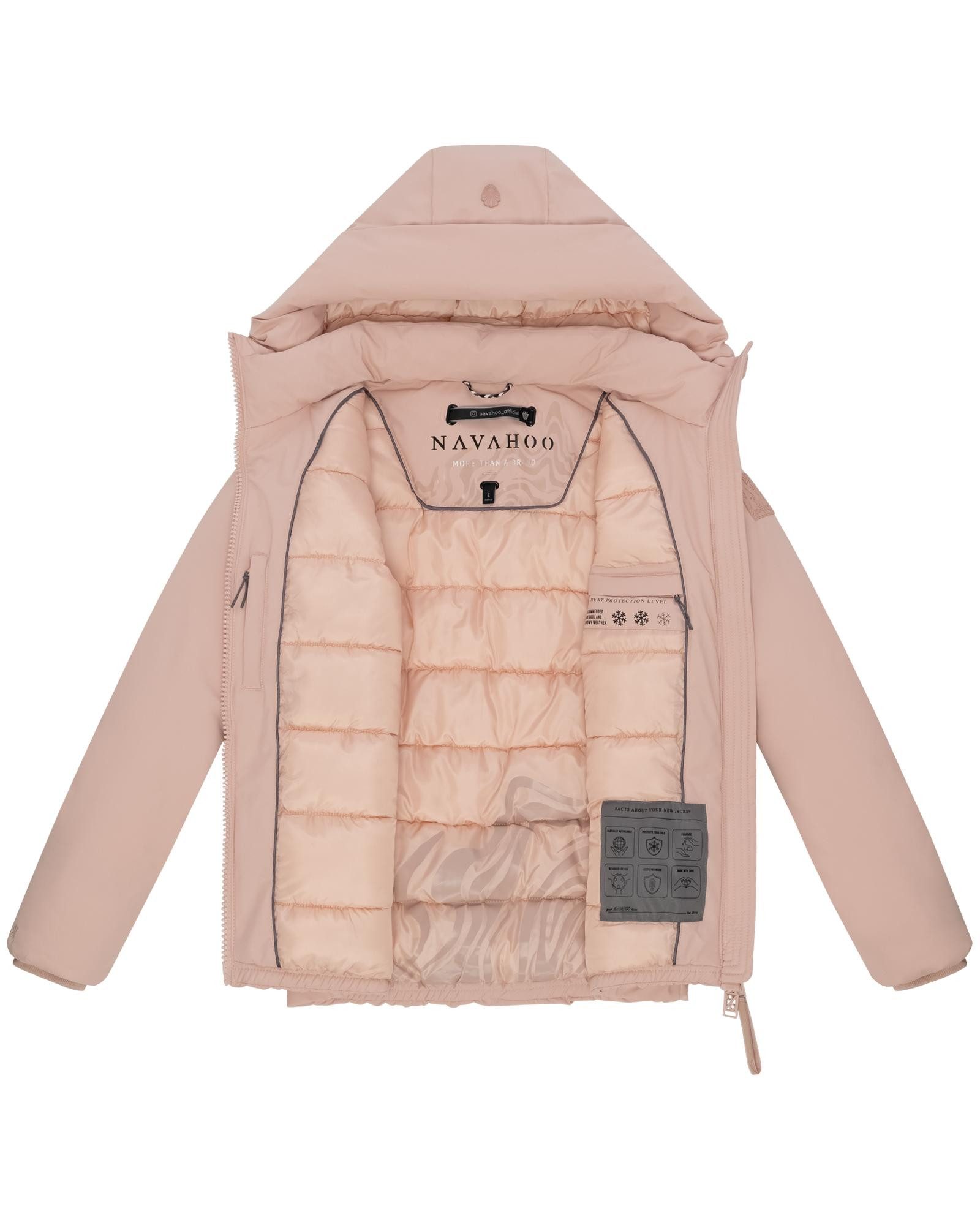 Navahoo Winterjacke Blütenlicht 14 Warme Damenjacke mit hohem Kragen – Bild 5 von 5