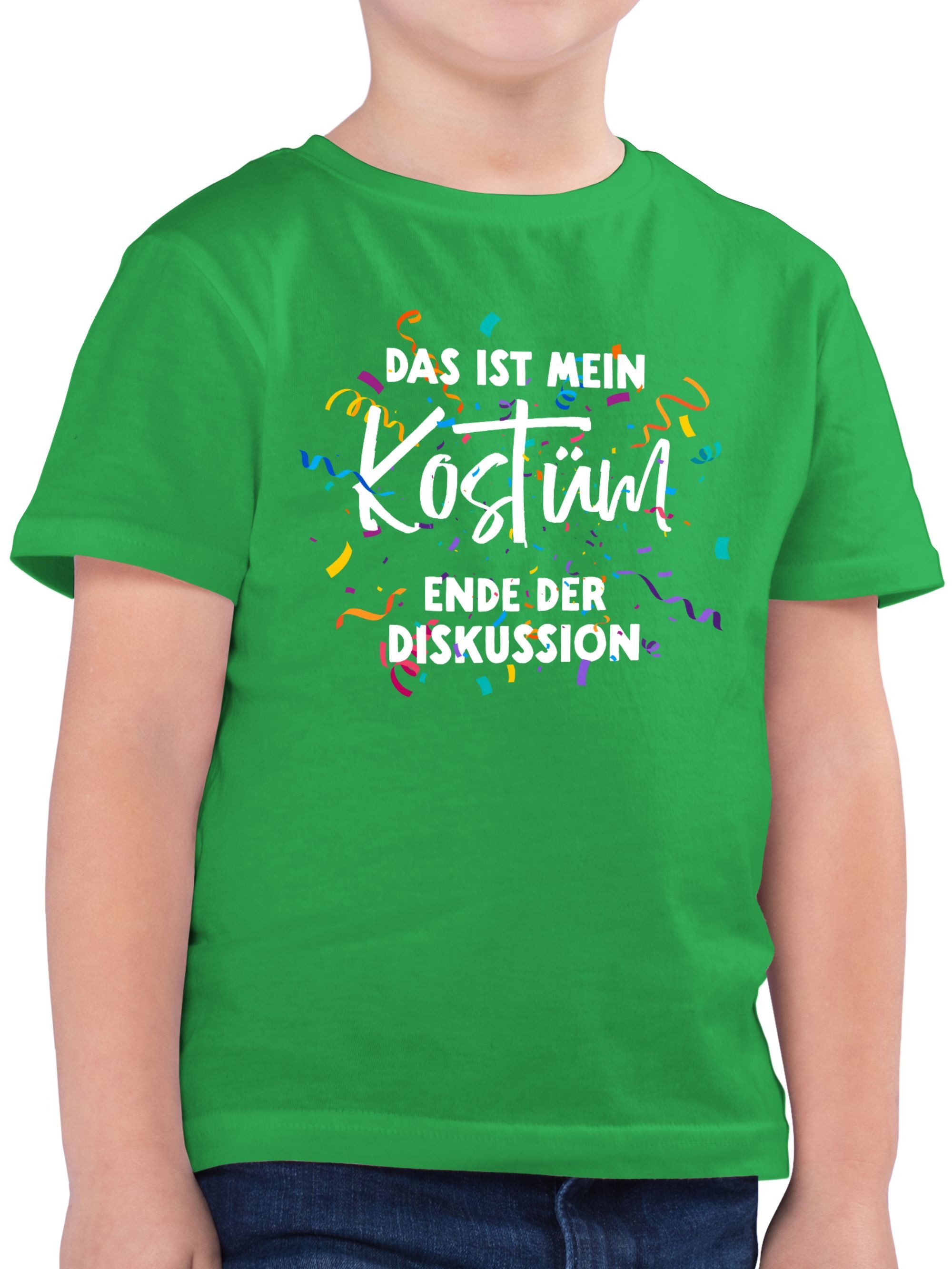 T-Shirt Das ist mein Kostüm Ende der Diskussion I Karneval Kostüm Karneval I F