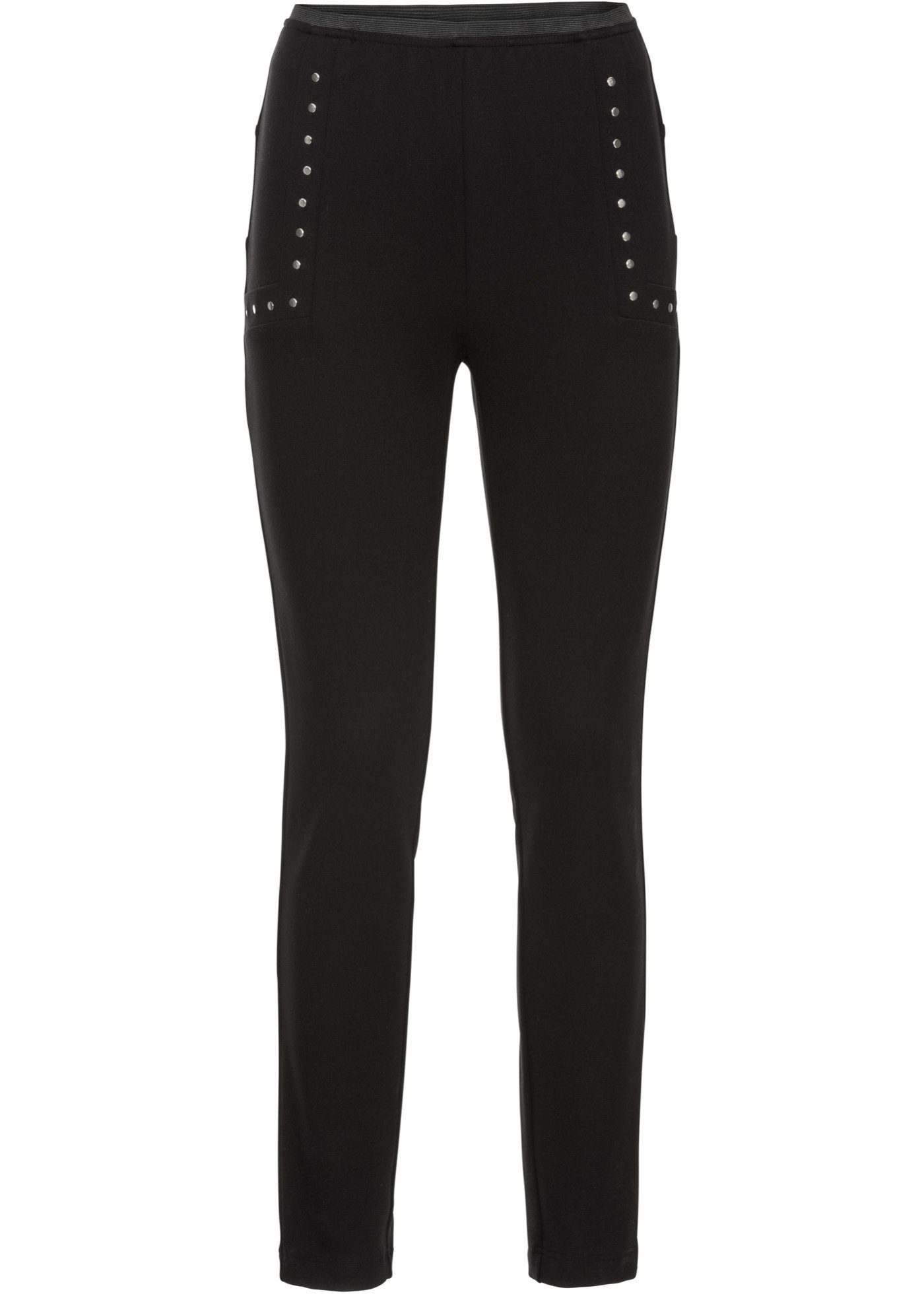 YESET Treggings Treggings Hose Ziernieten schwarz 34 952882