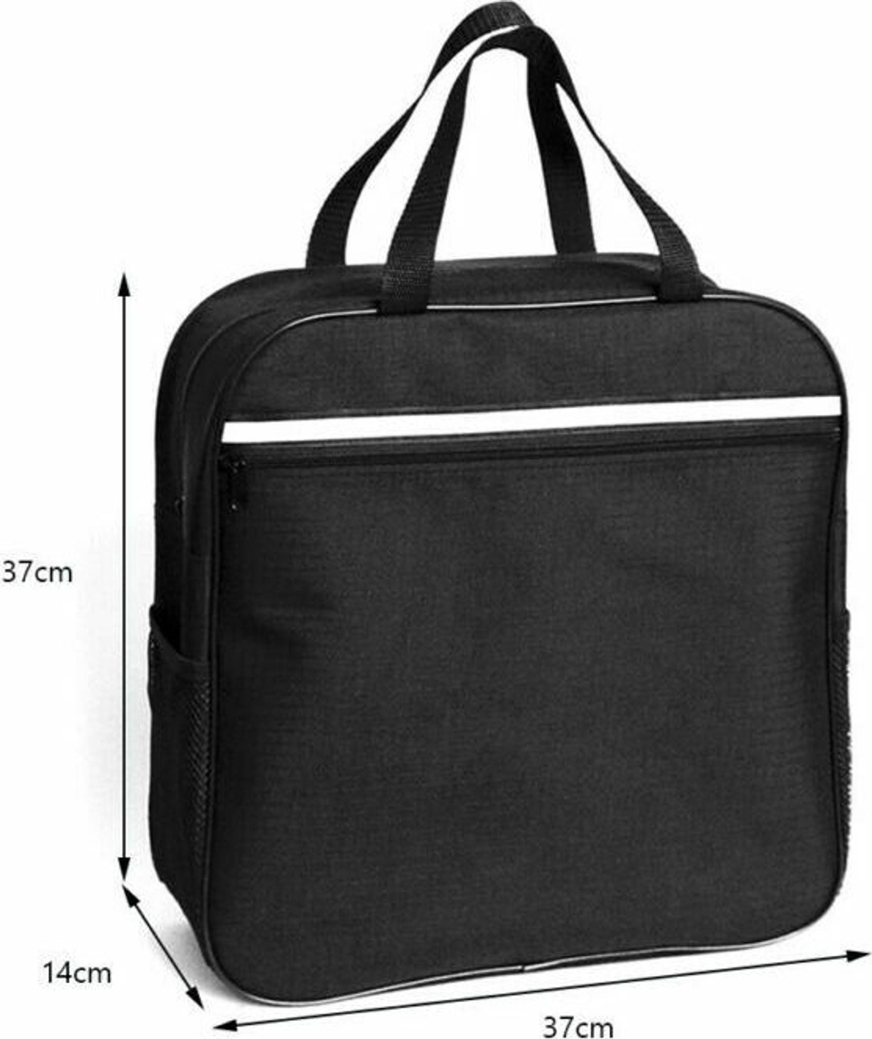 FELIXLEO Aufbewahrungstasche Rollstuhltasche Hinten Rollstuhl Rucksack Seitentasche Schwarz