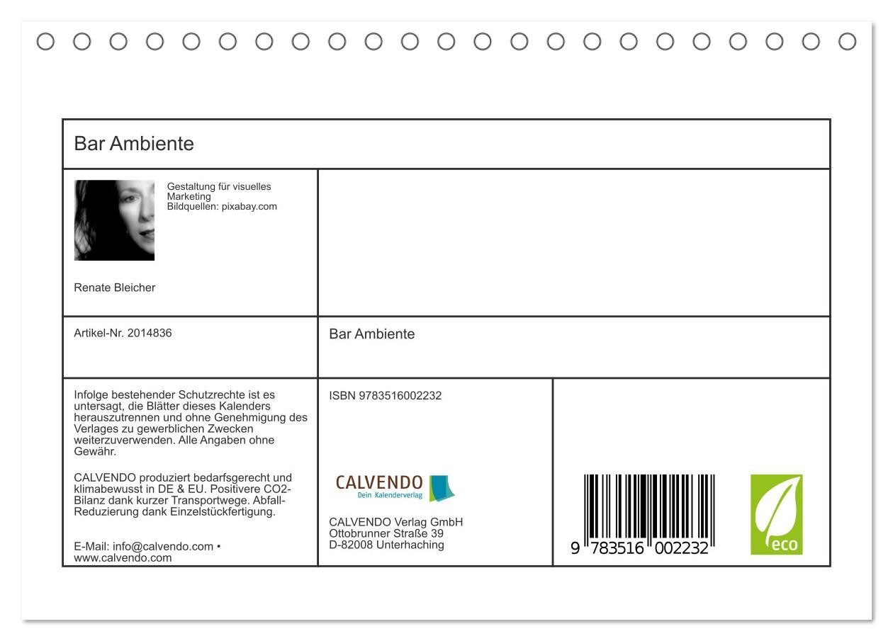 Thumbnail - CALVENDO Wandkalender Bar Ambiente (Tischkalender 2026 DIN A5 quer), CALVENDO Monatskalender