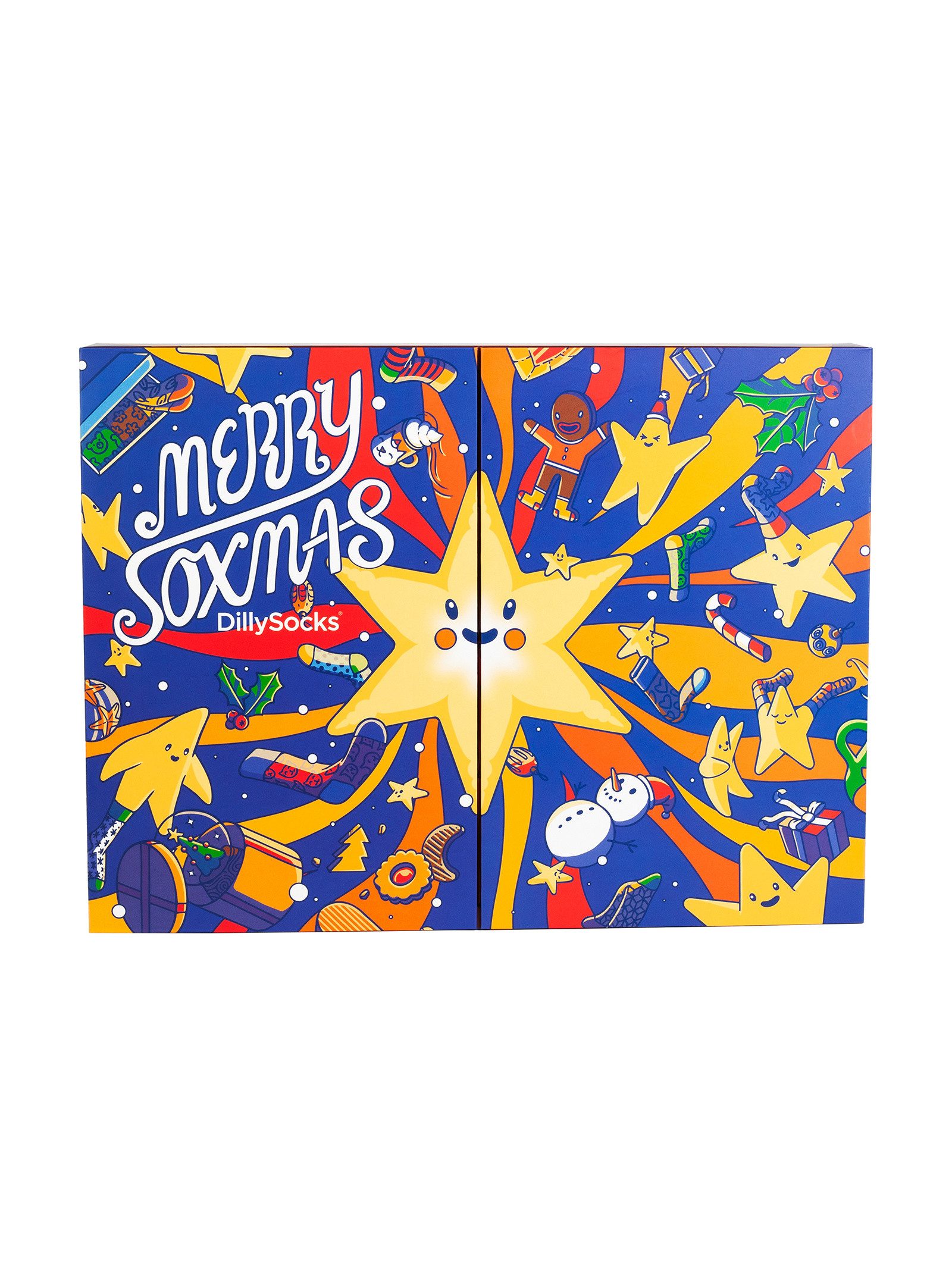 DillySocks Adventskalender Adventskalender 2026, Aus Baumwolle & recyceltem Polyamid