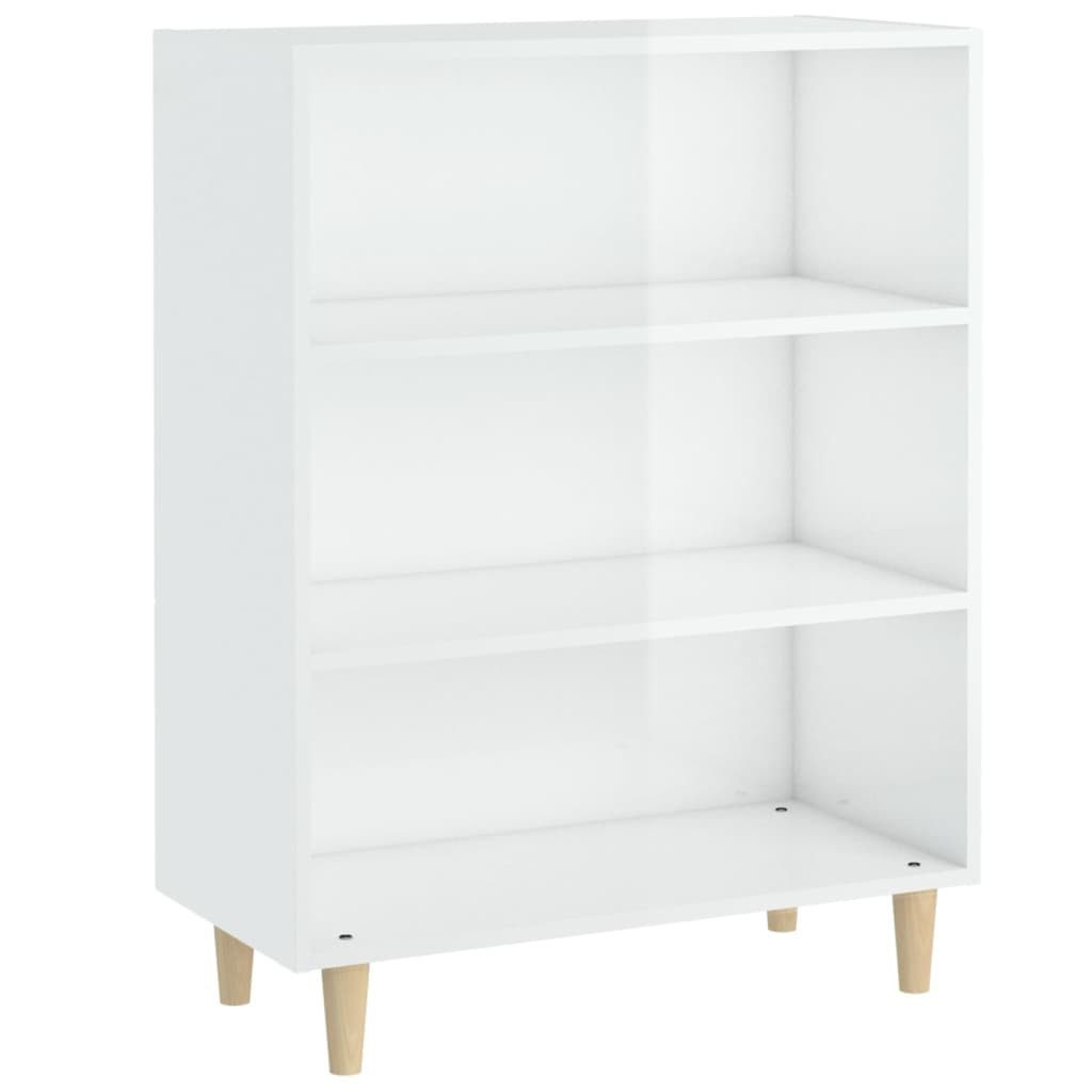 vidaXL Sideboard Sideboard Hochglanz-Weiß 69,5x32,5x90 cm Holzwerkstoff (1 St)