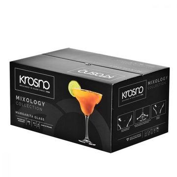 Krosno Cocktailglas F578187086010120, Glas, Mixology Margarita Gläser 270ml 6 Stück