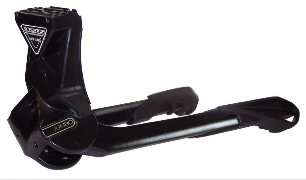 URSUS Fahrradständer Ursus Zweibeinständer Jumbo 26 Zoll schwarz 275mm mit Platte und Schra