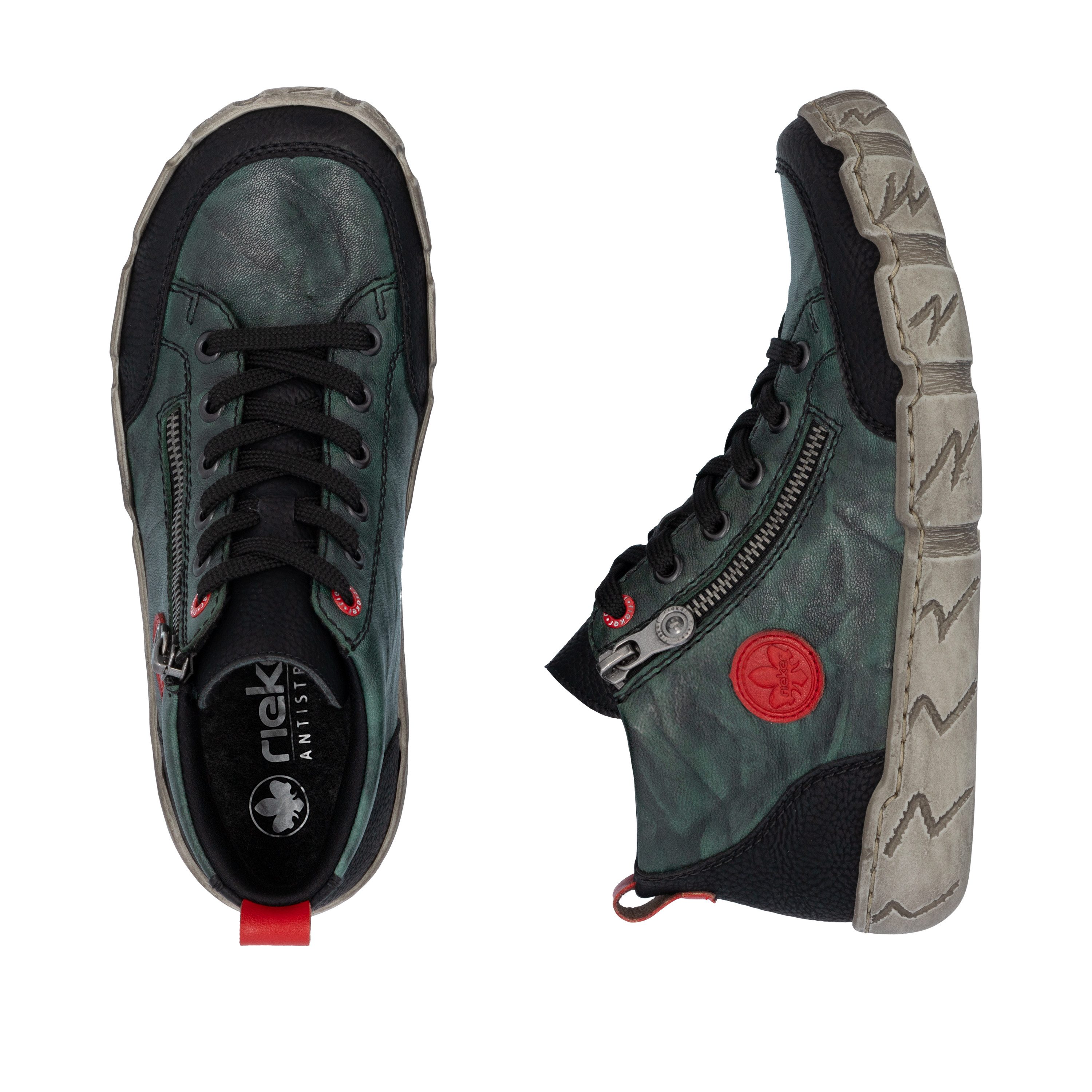 Rieker Schnürboots Sneakerboots, Schnürboots, Stiefelette mit weicher Innen günstig online kaufen