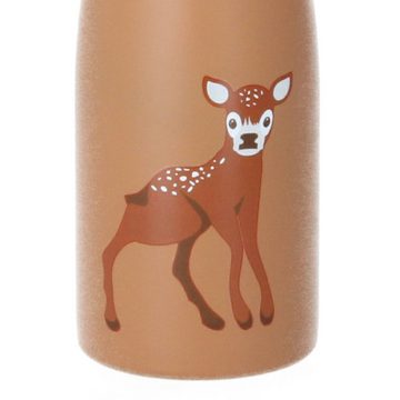 Isolierflasche Baby Deer Reh 300 ml doppelwandig braun