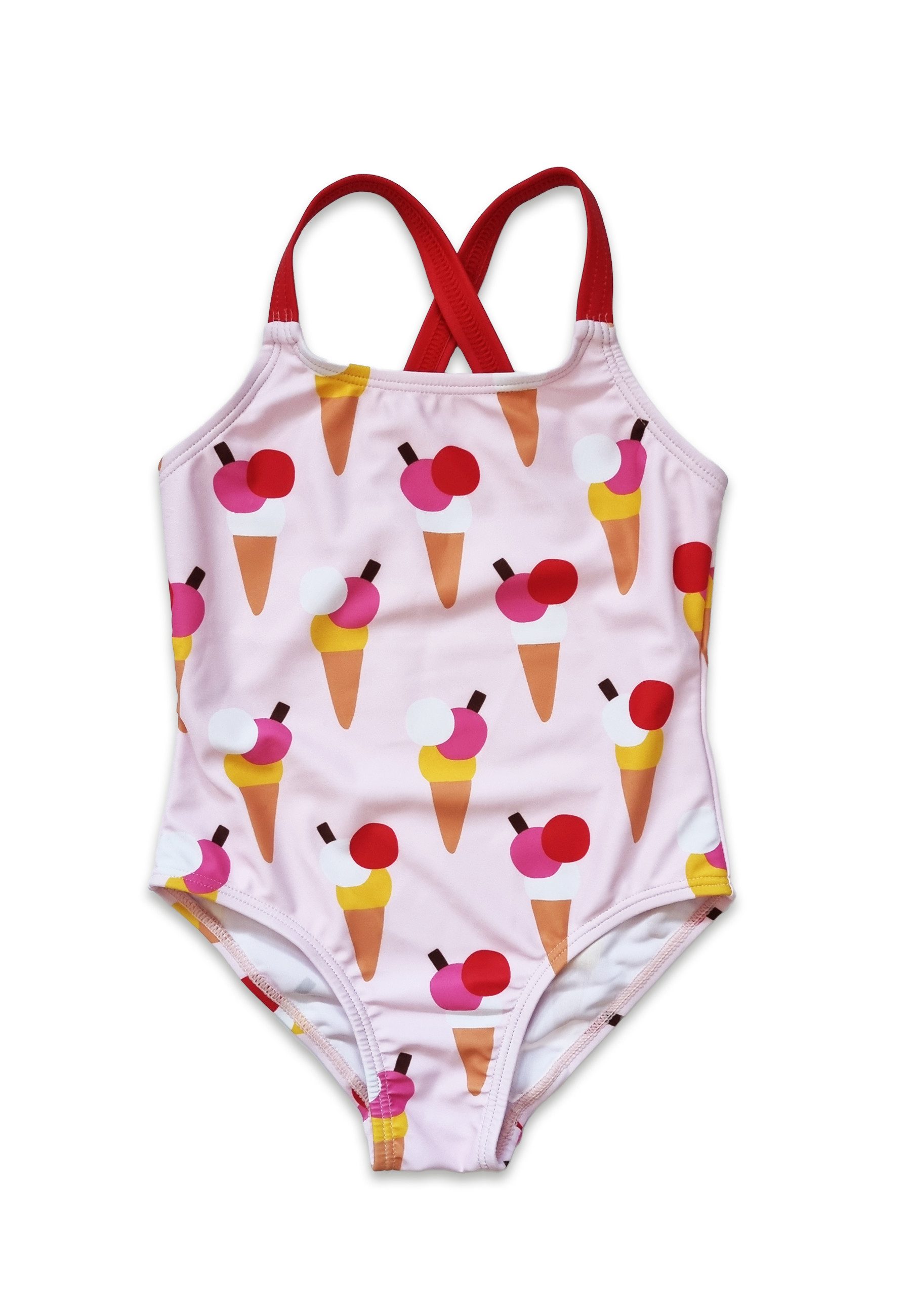 Toby Tiger Badeanzug Badeanzug mit Eiswaffel Print