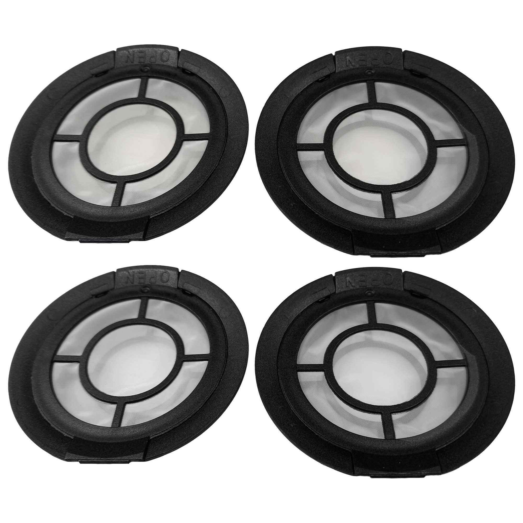 VIOKS Wiederbefüllbare Kaffeepads Pads Set 4 Stück 180424, Kunststoff, Zubehör für Kaffeemaschine