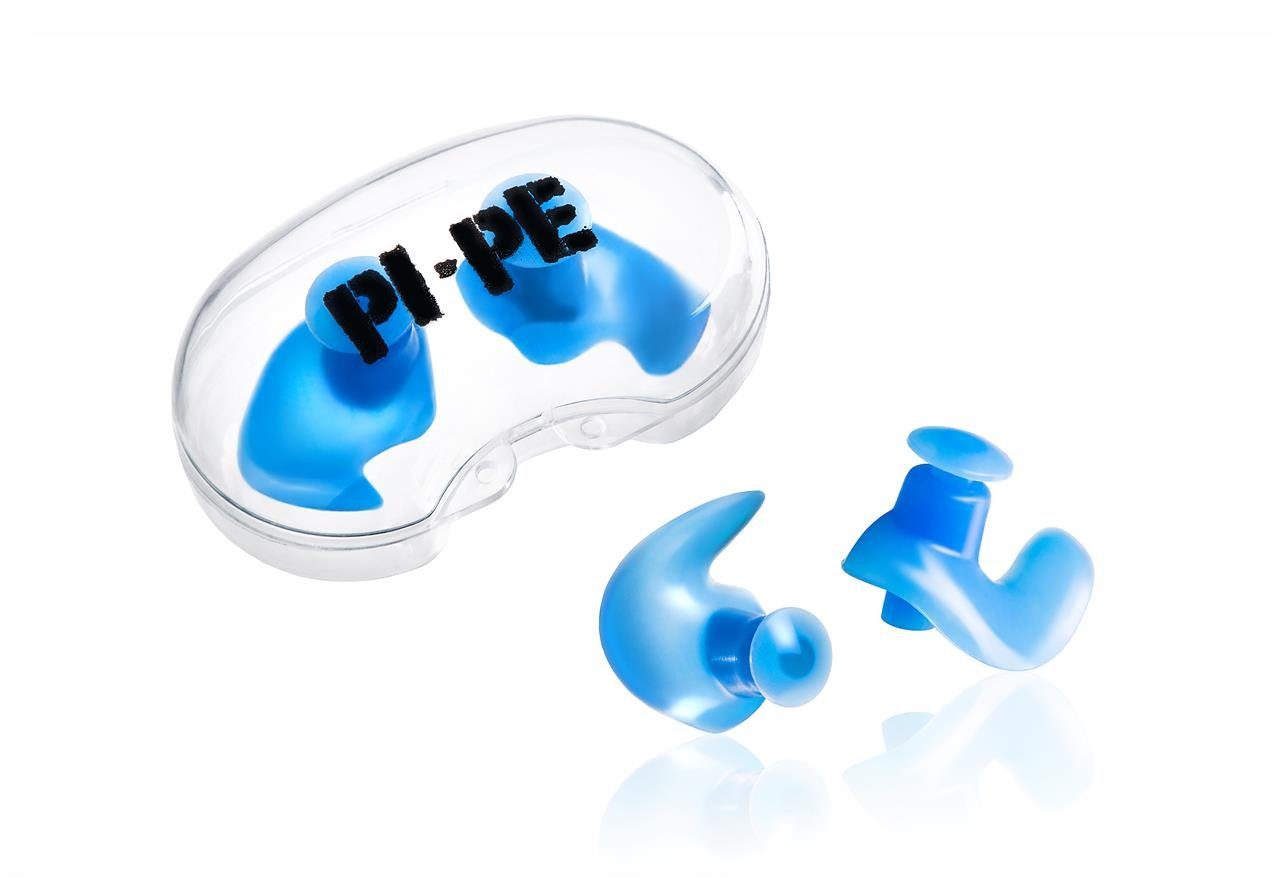 blau Ohrstöpsel Ear Plugs PI-PE Active Badekappe Kinder PI-PE