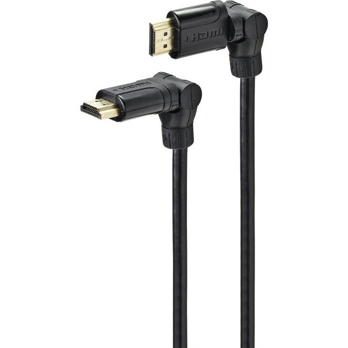 SpeaKa Professional HDMI-Kabel drehbar 3 m HDMI-Kabel