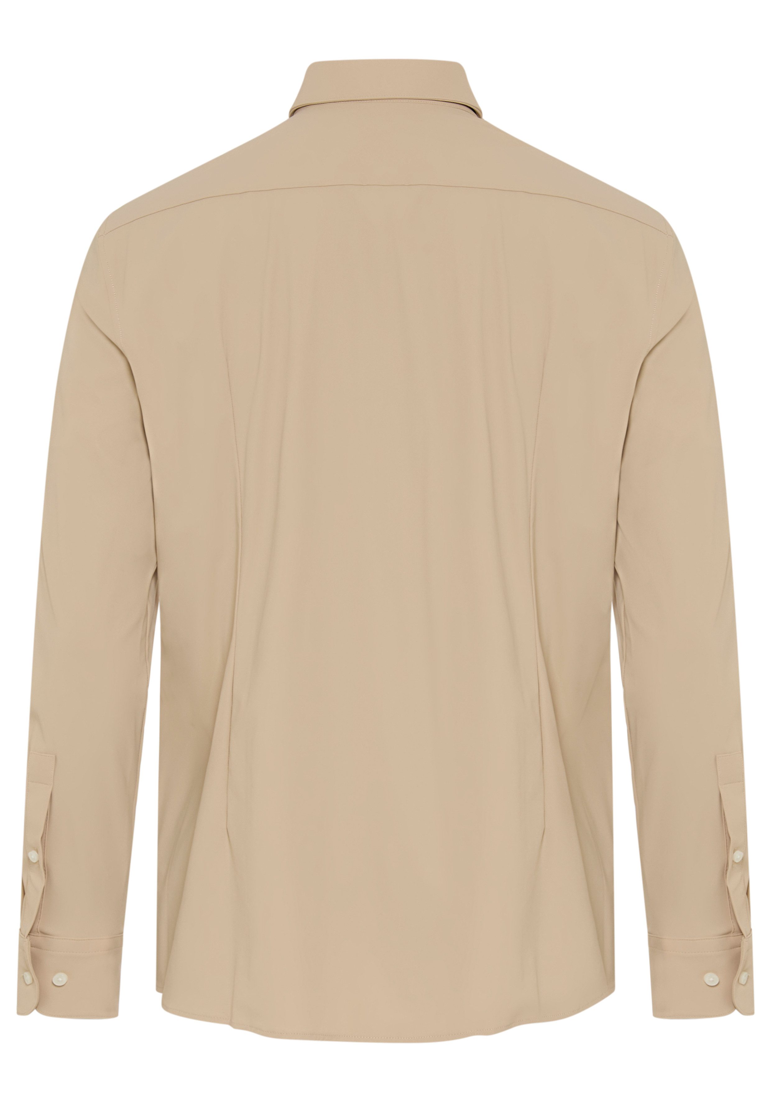 BOSS Langarmhemd HANK Kentkragen, Performance-Stretch-Jersey
