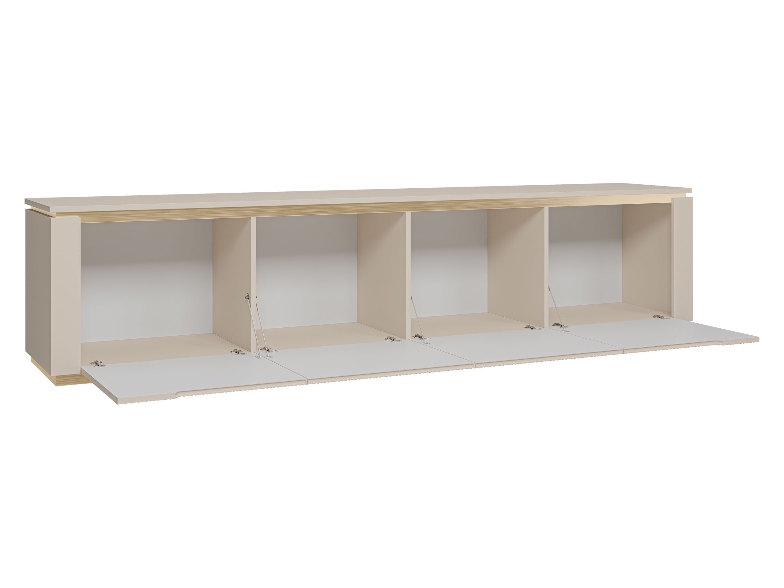MIRJAN24 TV-Schrank Hilafin 4K (mit vier Klappen) 219x40x50 cm
