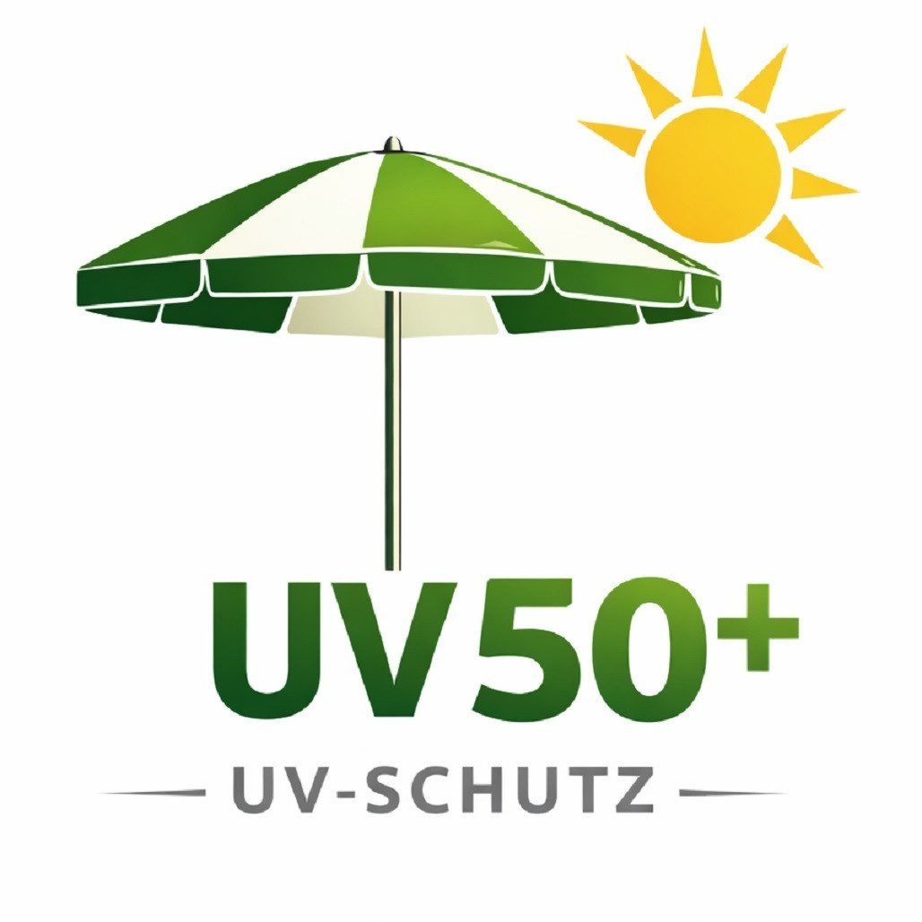 Gardissimo Sonnenschirm New Sunny 400 cm / 4 m Marktschirm / Kurbelschirm, mit Kurbel / wasserabweisender und abnhembarer Bezug / UV 50+