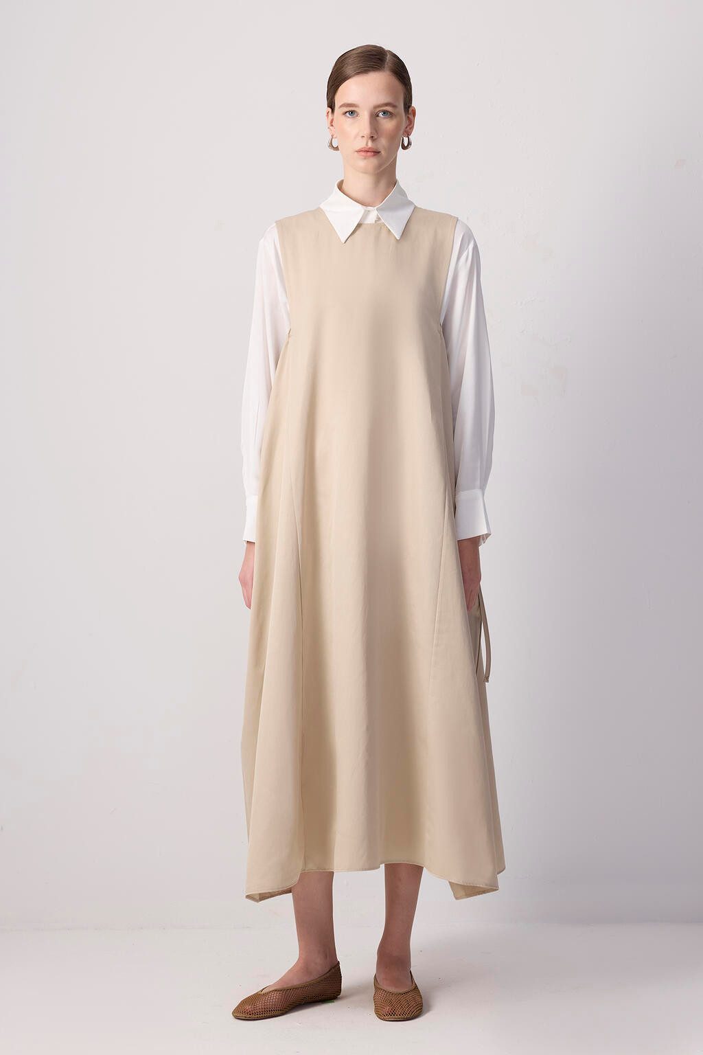 touche prive Maxikleid Gerafftes Oversize-Kleid