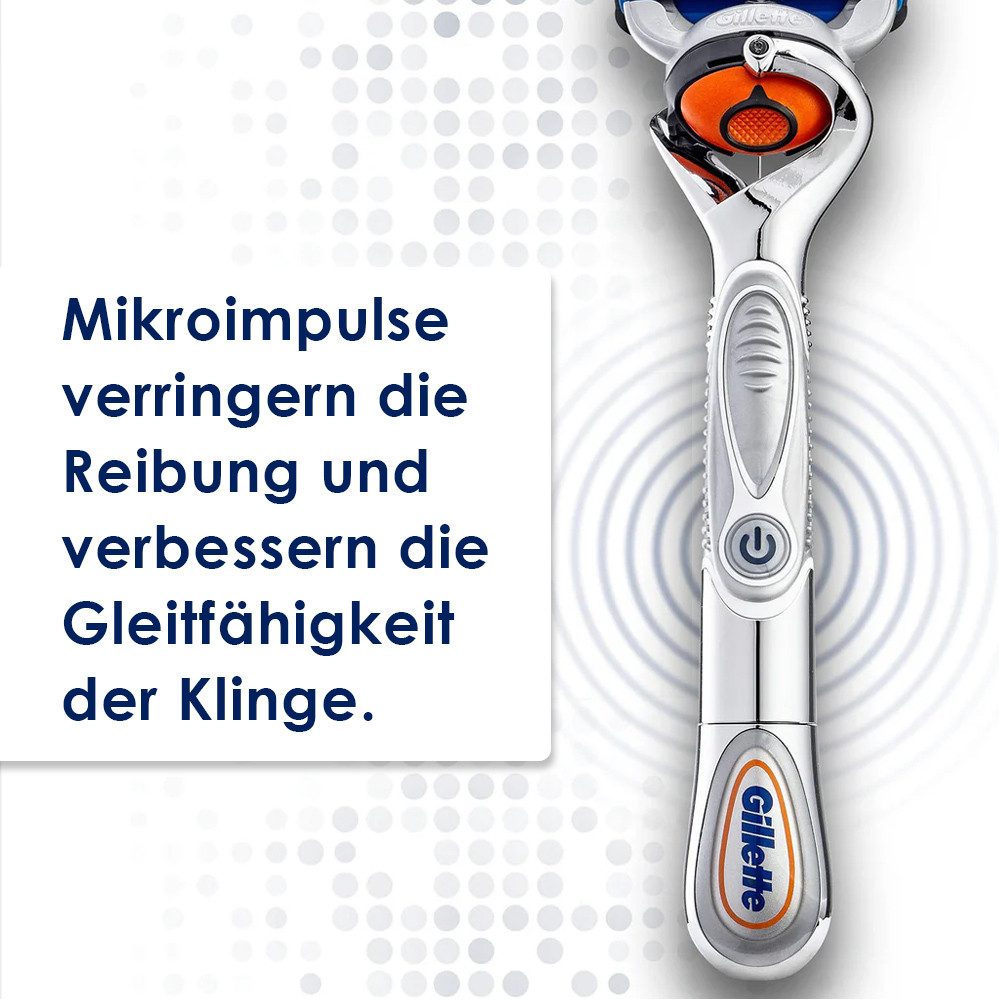 Gillette Nassrasierer SkinGuard Sensitive Power mit FlexBall-Griff, Packung, mit Power-Funktion