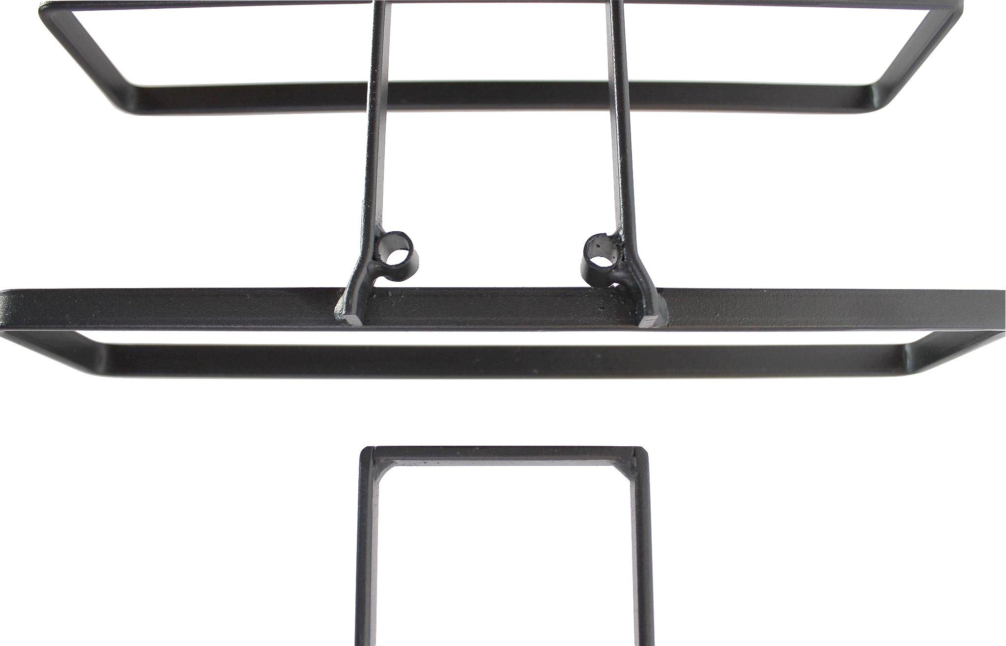 DanDiBo Weinregal 1x Metall Schwarz Wand günstig online kaufen