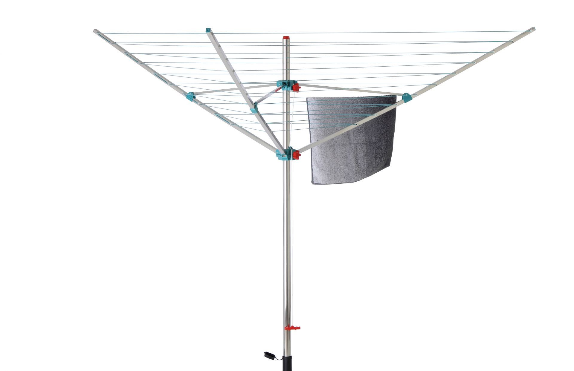Wäschespinne Wäschespinne Vento 3 Tragarmen Aluminium Hx⌀ 180x180cm