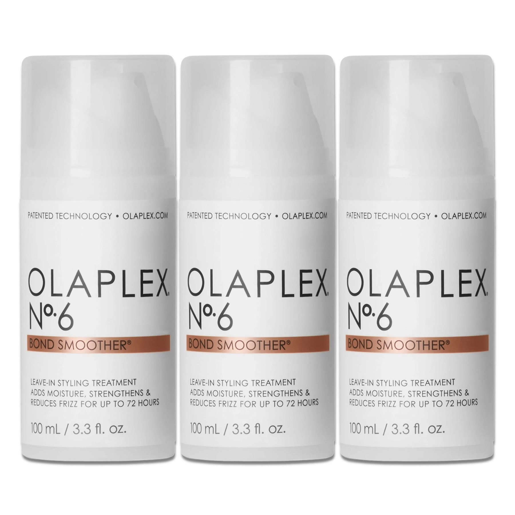Olaplex Haarcreme Haarpflege Olaplex No 6 Bond Smoother Leave-in-Glättungscreme Frizz, 3-tlg., Haarpflege, Haarcreme, Styling, Glättung, OLAPLEX
