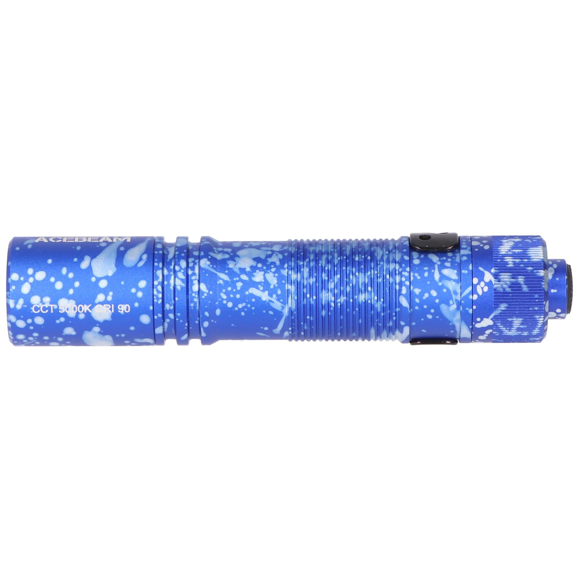 LED Acebeam Taschenlampe 550 in Optik, AceBeam camouflage Pokelit AA L blauer LED-Taschenlampe