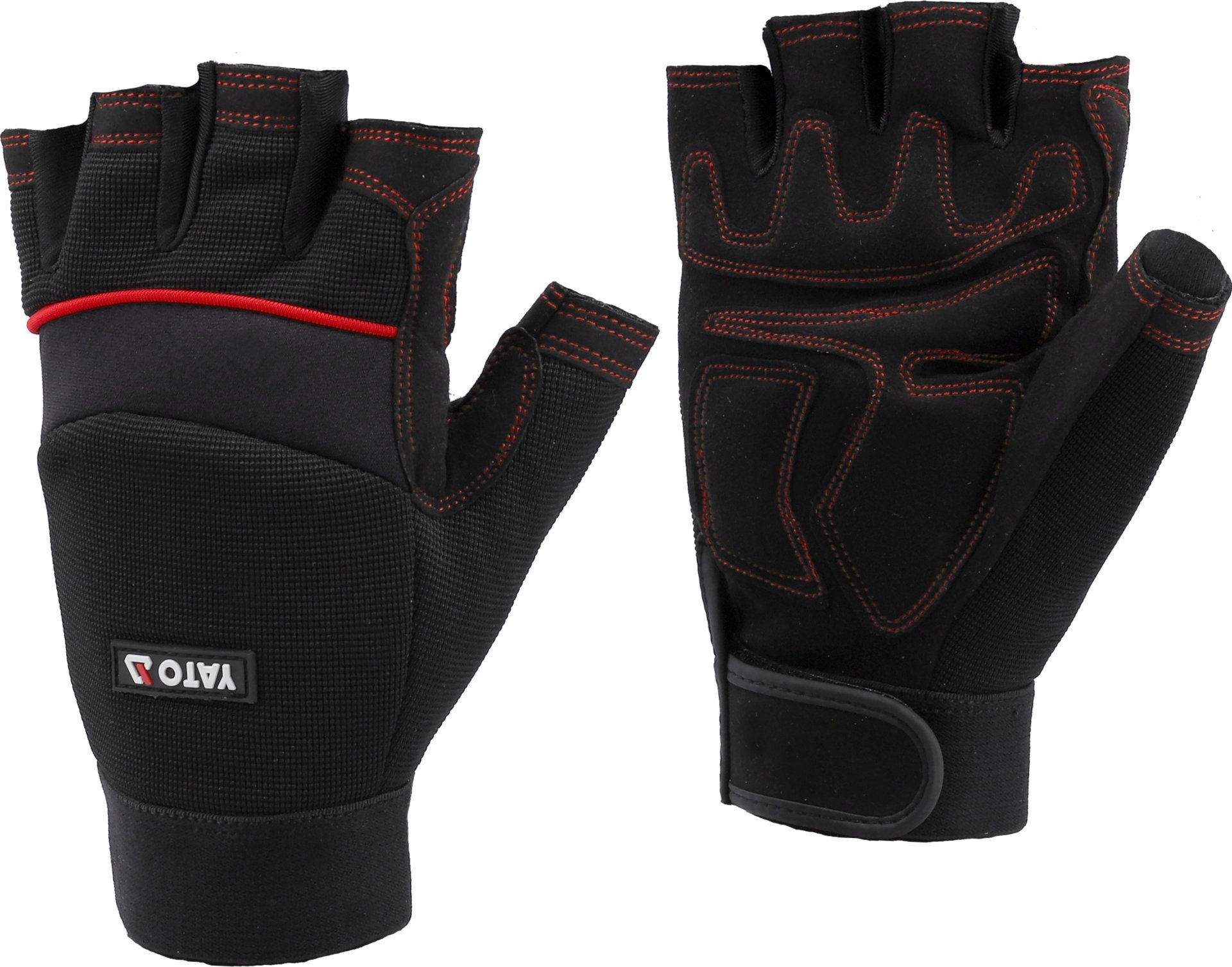 TRIZERATOP Arbeitshandschuhe Arbeitshandschuhe, Fingerlos, Kunstleder, PU, günstig online kaufen