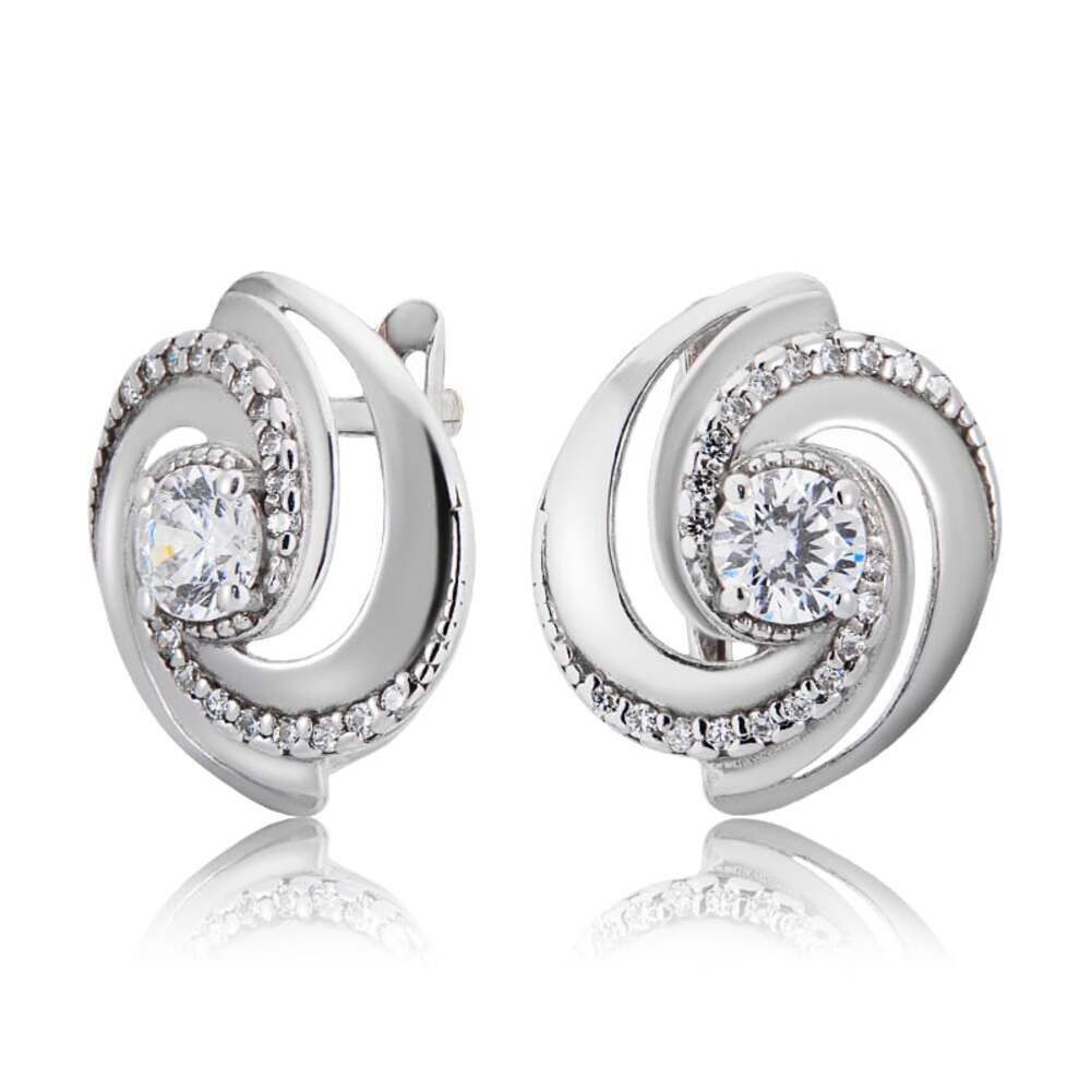 Creolen-Set Ohrringe Kreolen Ohrschmuck 925 Silber Zirkonia Echtschmuck