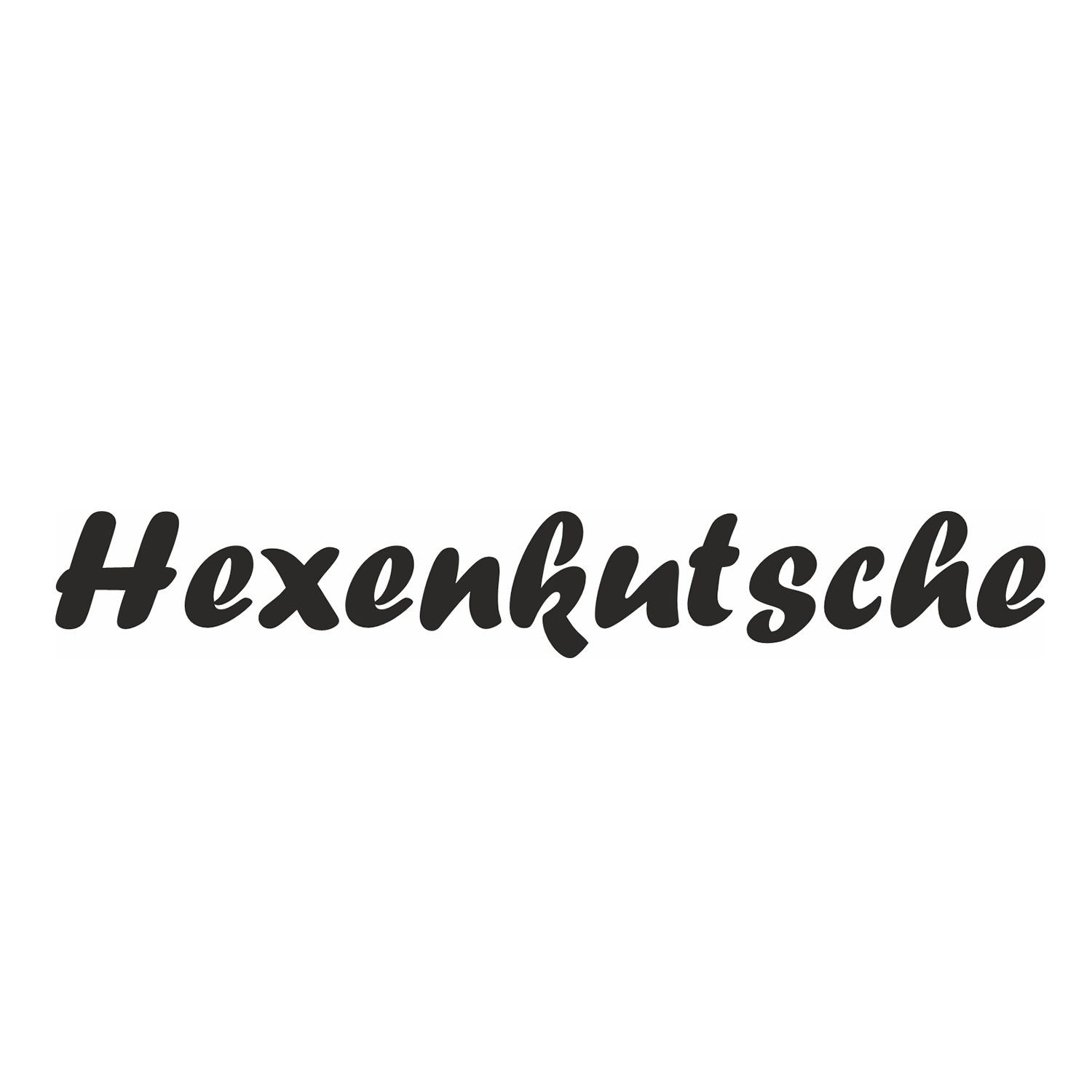 iSecur Aufkleber Auto-Aufkleber Schriftzug: Hexenkutsche I kfz700