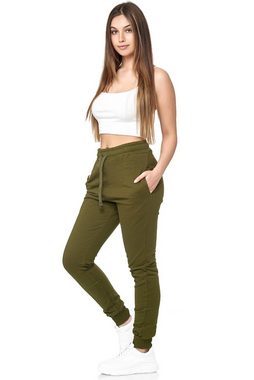 L.gonline Jogginghose Damen Jogginghose, Uni Colour Design 5000, Trainingshose, Fitness (Sweatpants, 1-tlg) Fitness Freizeit Casual