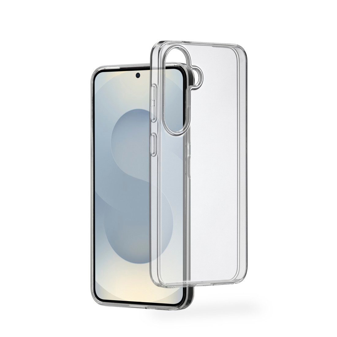Hama Smartphone-Hülle Handyhülle „Always Clear“ für Galaxy S25 (kratzfest, ohne Vergilben), ohne schnelles Vergilben