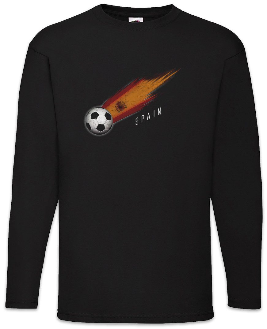 Urban Backwoods Langarmshirt Spain Football Comet I Langarm T-Shirt Spanien Fahne Spanisch (1-tlg) Spanische Spanish Fußball Fussball
