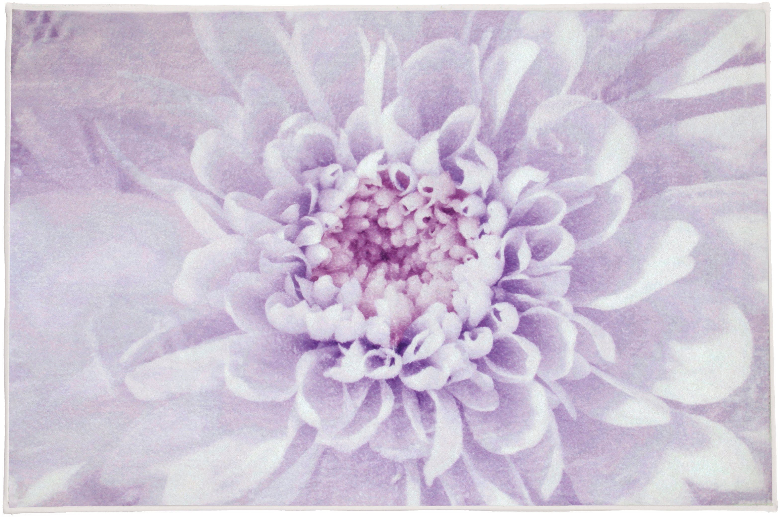 Kleine Wolke Badematte Dahlia, Badvorleger, Badezimmer Teppich, Höhe 5 mm, rutschhemmend beschichtet, fußbodenheizungsgeeignet, Polyester, rechteckig, Badteppic – Bild 3 von 5