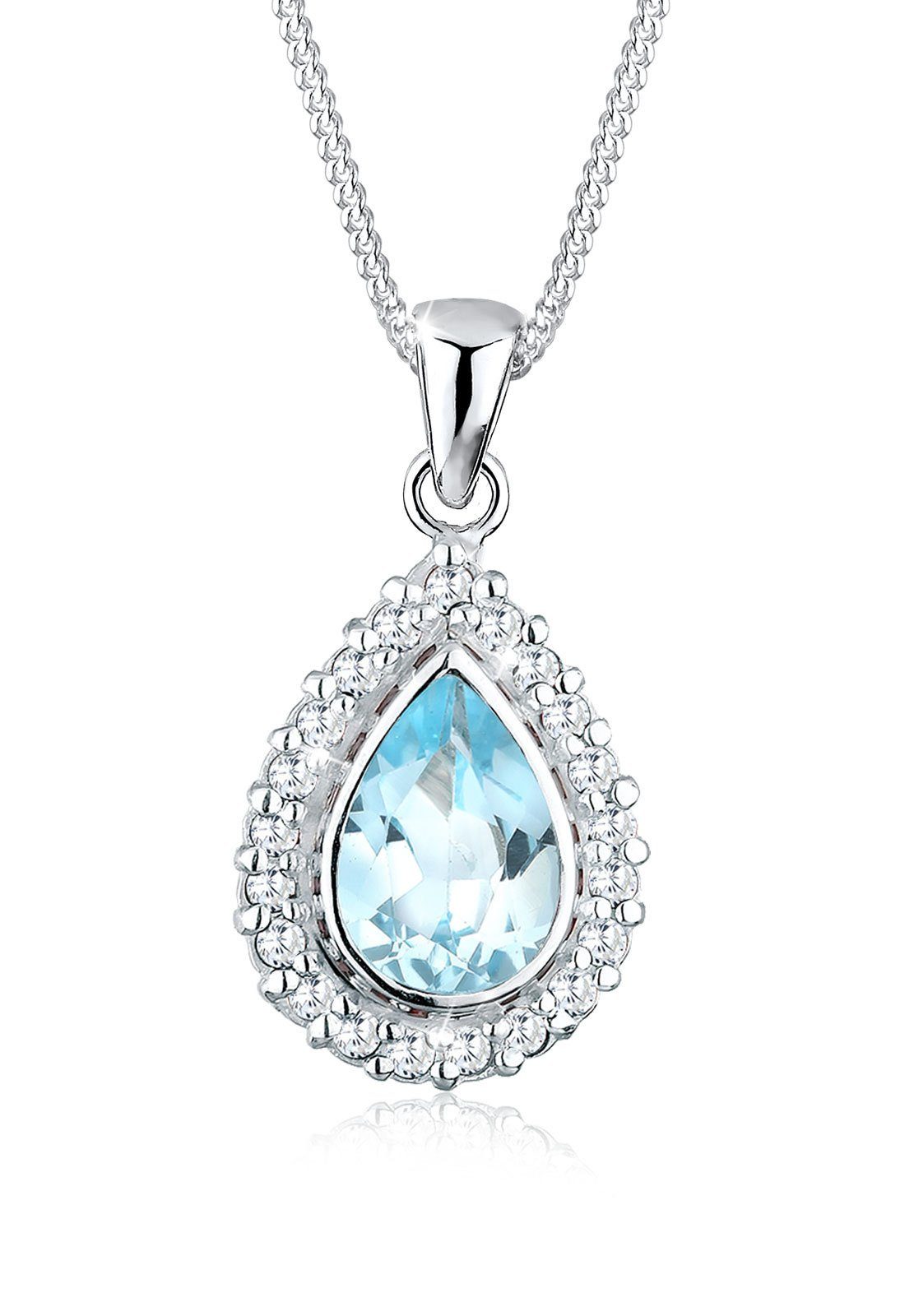 Elli Kette mit Anhänger Zirkonia Topas günstig online kaufen