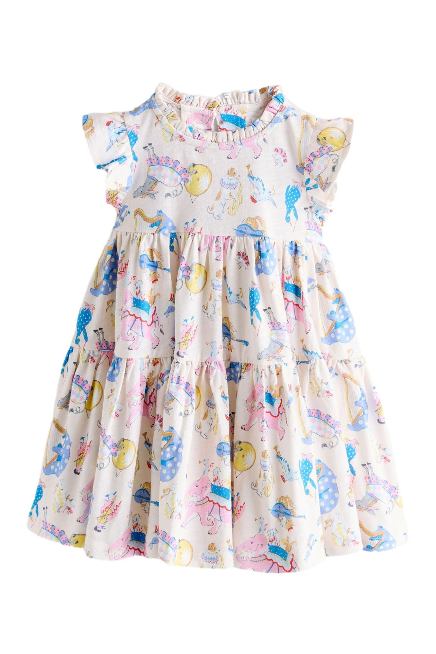 Jerseykleid Cath Kidston Volantkleid aus Jersey