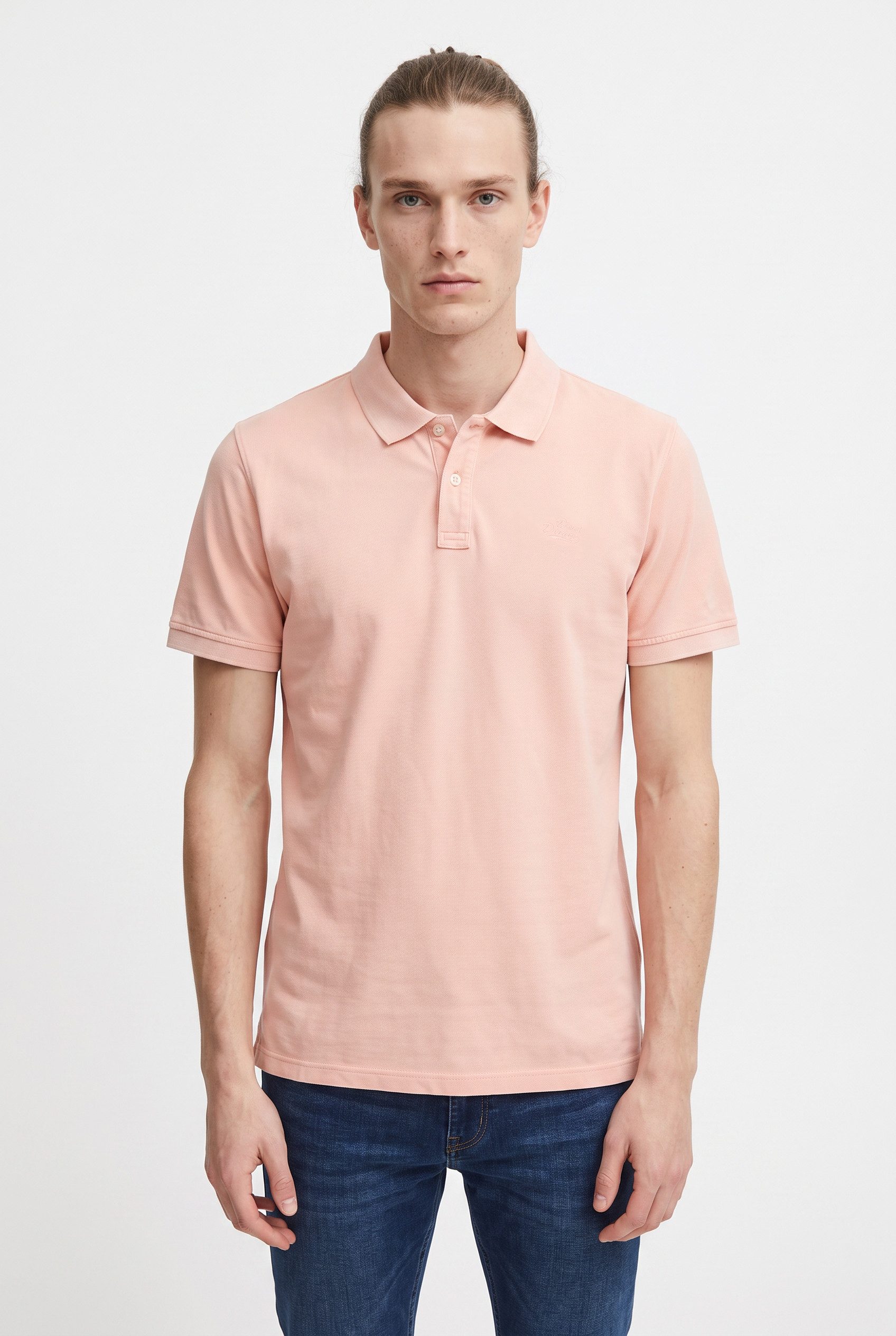Blend Poloshirt BHEFRAN POLO S/S mit klassischem Polokragen, aus Baumwolle in Jersey-Qualität