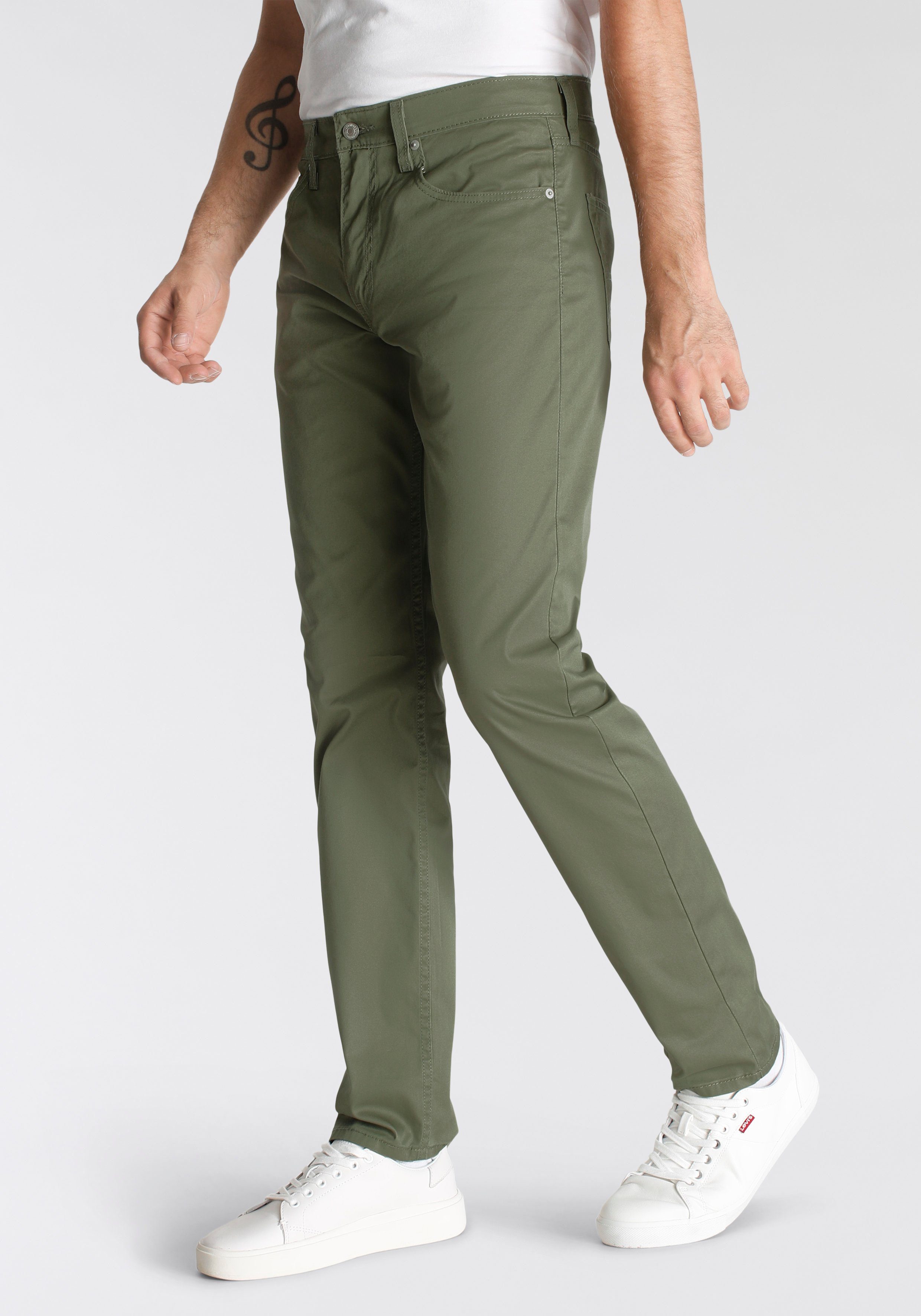 BLUISH mit 502 TAPER Stretch OLIVE Levi's® 5-Pocket-Hose