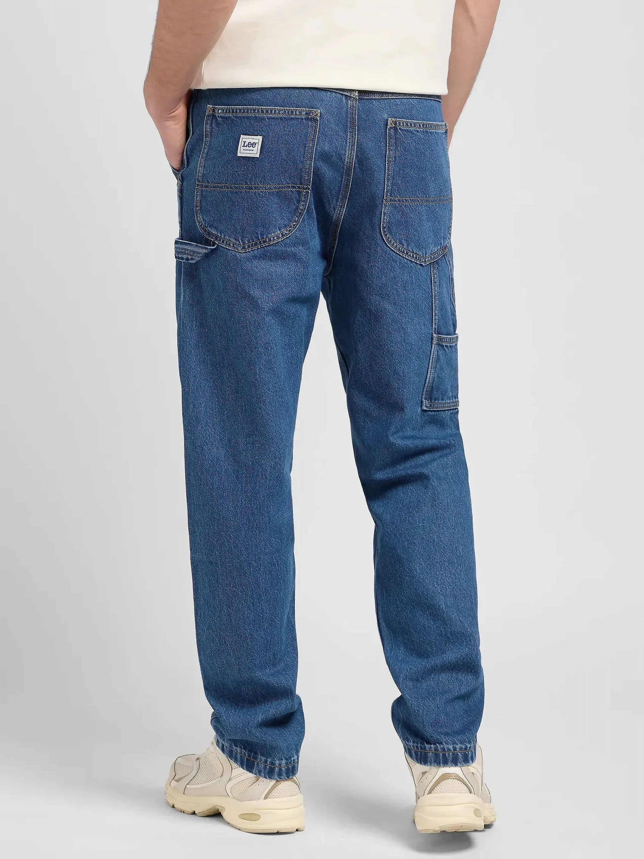 Lee® Tapered-fit-Jeans entspannte Passform - CARPENTER MID SHADE weiche Haptik, ohne Stretch