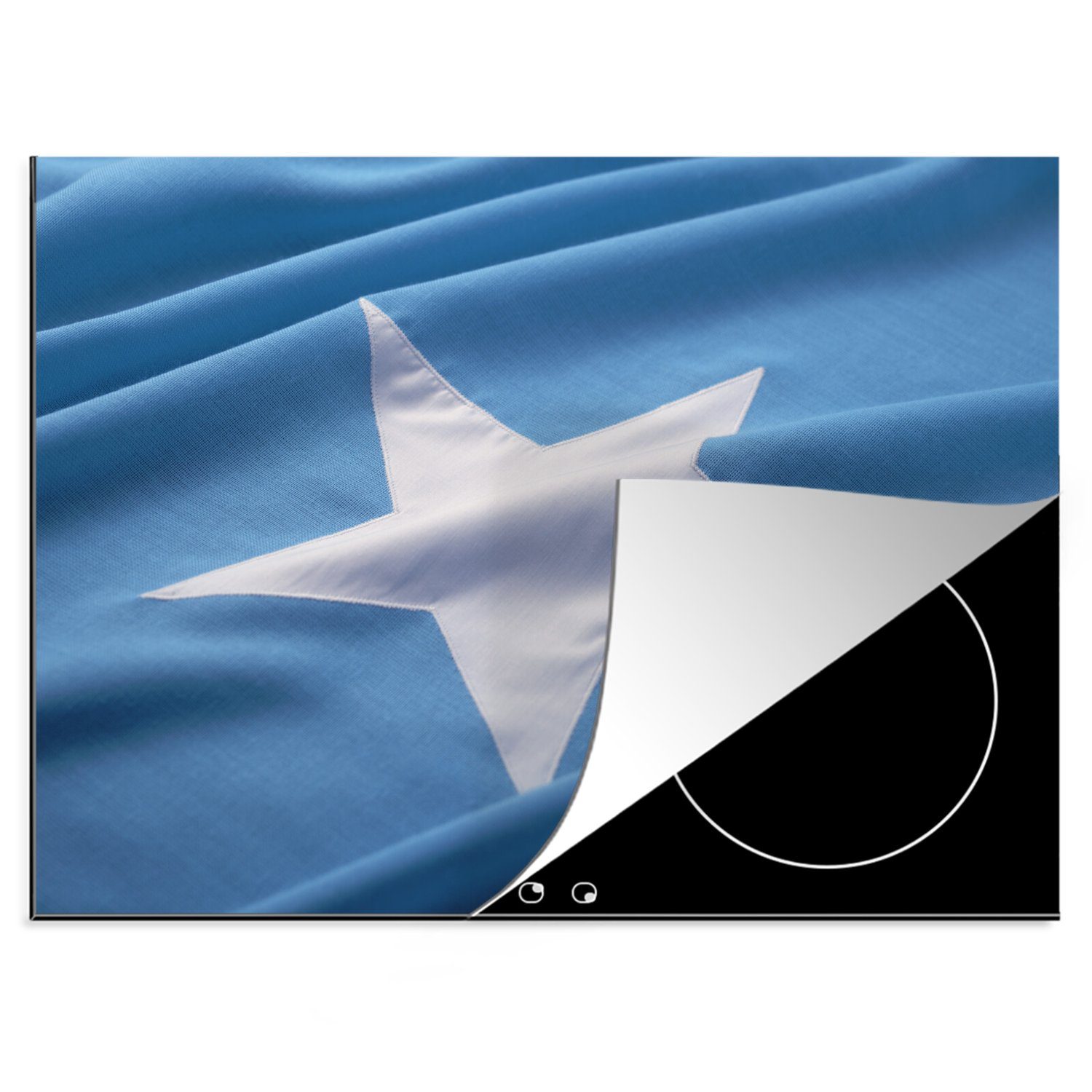 70x52 Flagge Herdblende-/Abdeckplatte MuchoWow Somalia, Vinyl, Mobile der cm, tlg), nutzbar, Arbeitsfläche Ceranfeldabdeckung (1 Nahaufnahme von