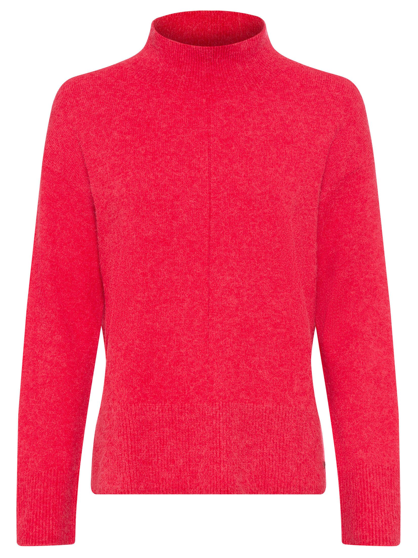 Olsen Stehkragenpullover mit seitlichen Schlitzen am günstig online kaufen