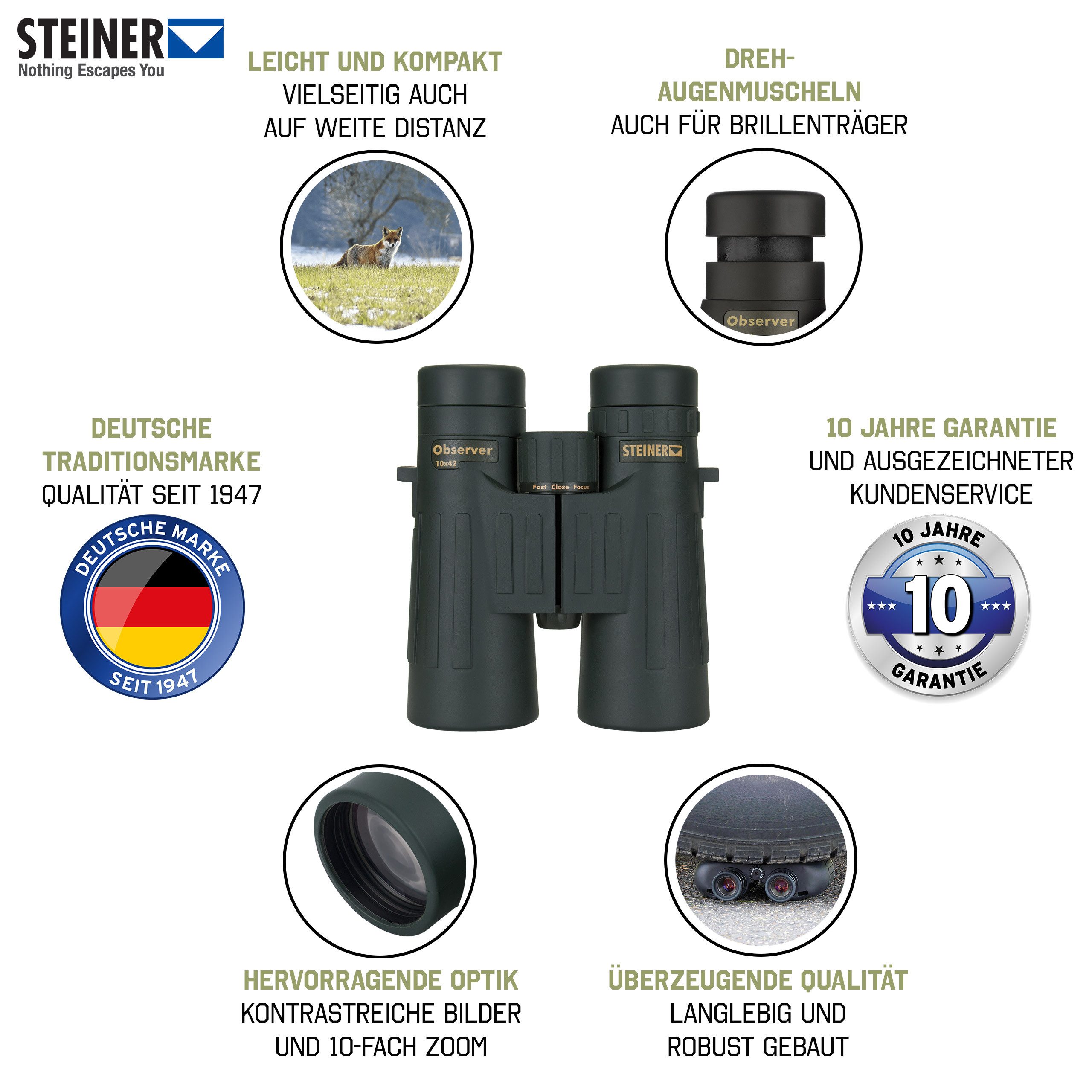 Steiner Observer 10x42 Fernglas