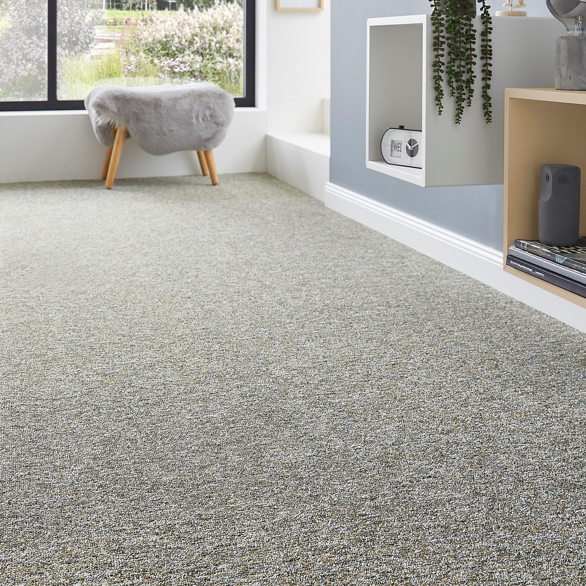 Andiamo Teppichboden Gambia, Feinschlinge, Made in Belgium, rechteckig, Höhe: 7,2 mm, meliert, Breite 400 cm oder 500 cm, strapazierfähig, pflegeleicht