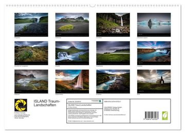 CALVENDO Wandkalender ISLAND - Traumlandschaften (Premium, hochwertiger DIN A2 Wandkalender 2023, Kunstdruck in Hochglanz)