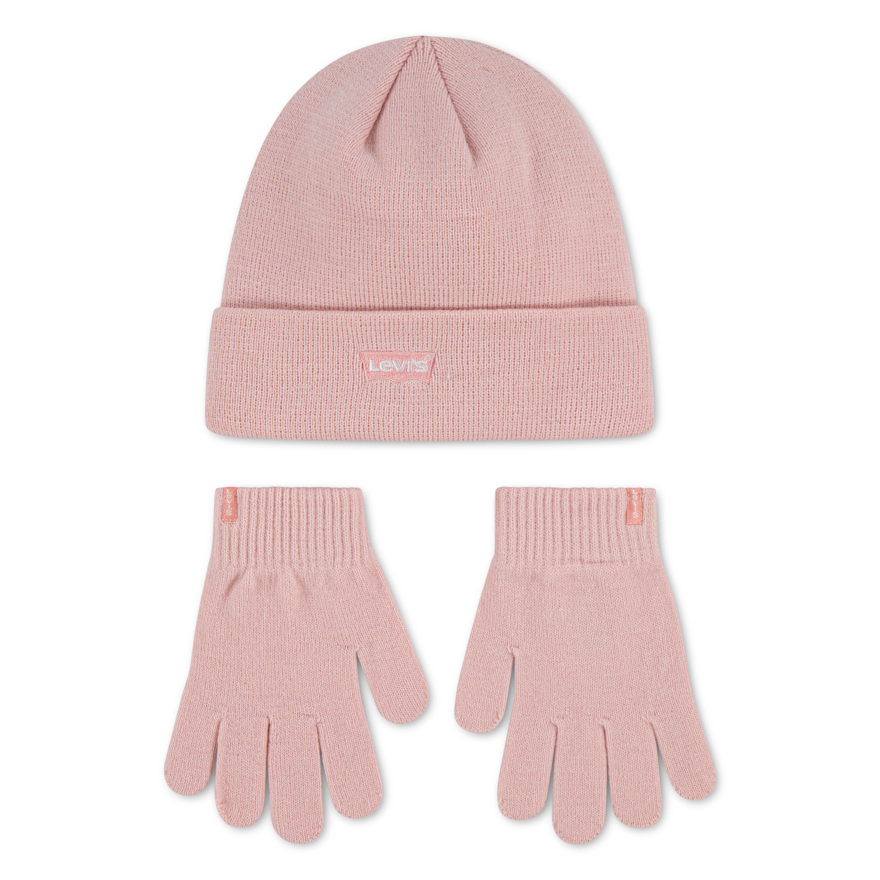 Levi's® Kids Beanie CLASSIC BEANIE SET (Set, 2-St) & Handschuhe aus Feinstrick