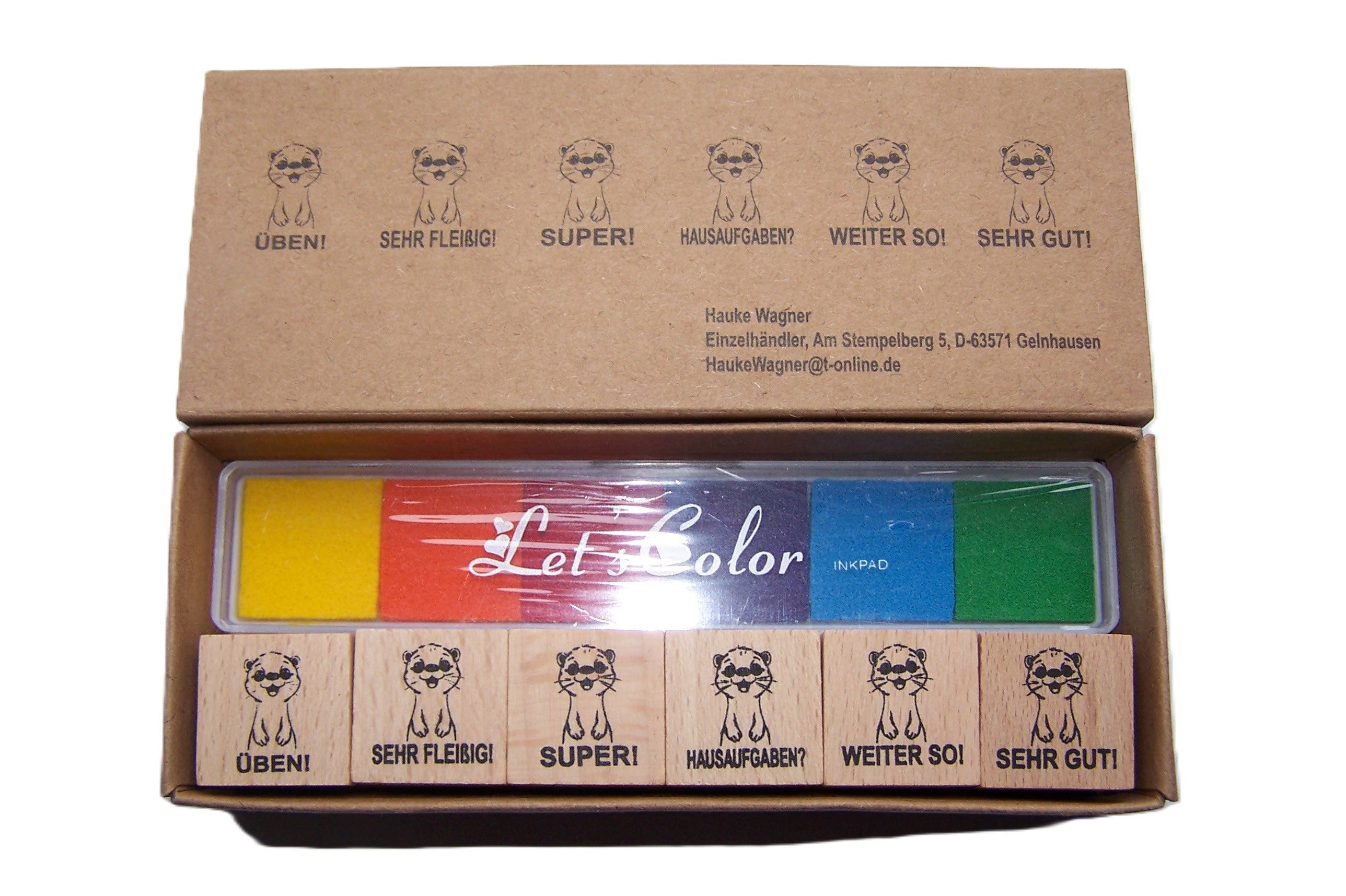 Hauke Wagner Stempel Otter Stempel zur Motivation für Schüler, Lehrer, Schule, Otter Stempel, Motivation, Schule, Lehrer, Stempel