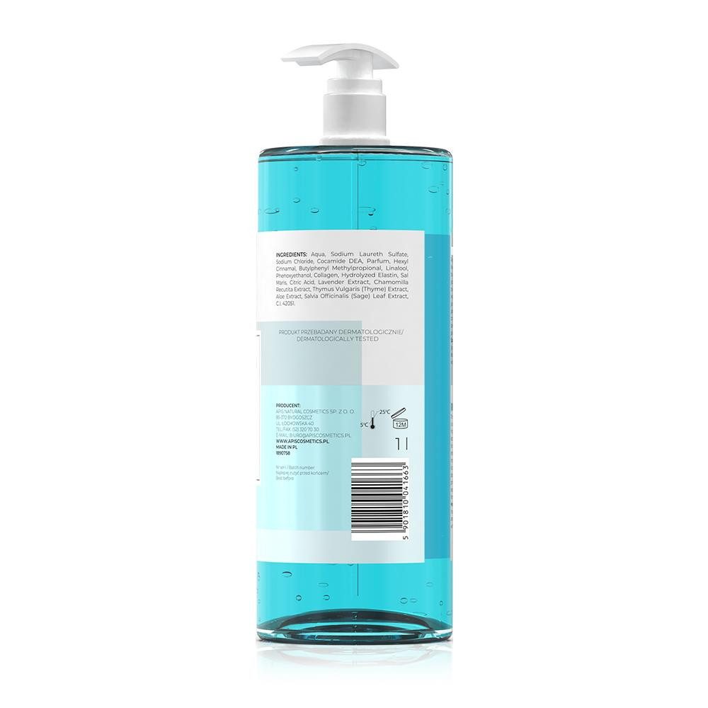 Apis Natural Cosmetics Körpergel APIS OPTIMA, Duschgel mit Mineralien aus dem Toten Meer 1L