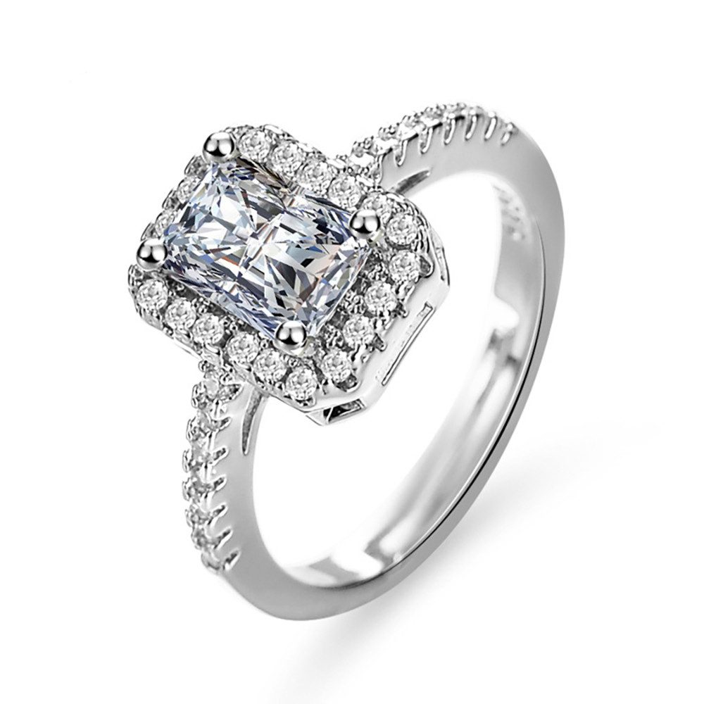 The Beauty House Verlobungsring silberfarbiger Ring günstig online kaufen